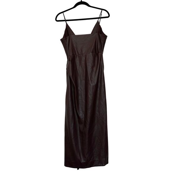 SIMKHAI Brown Carkee Fringe Dress Sz 10 - Picture 6 of 6